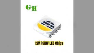 12V RGBW LED Chips for Strips & Fixtures